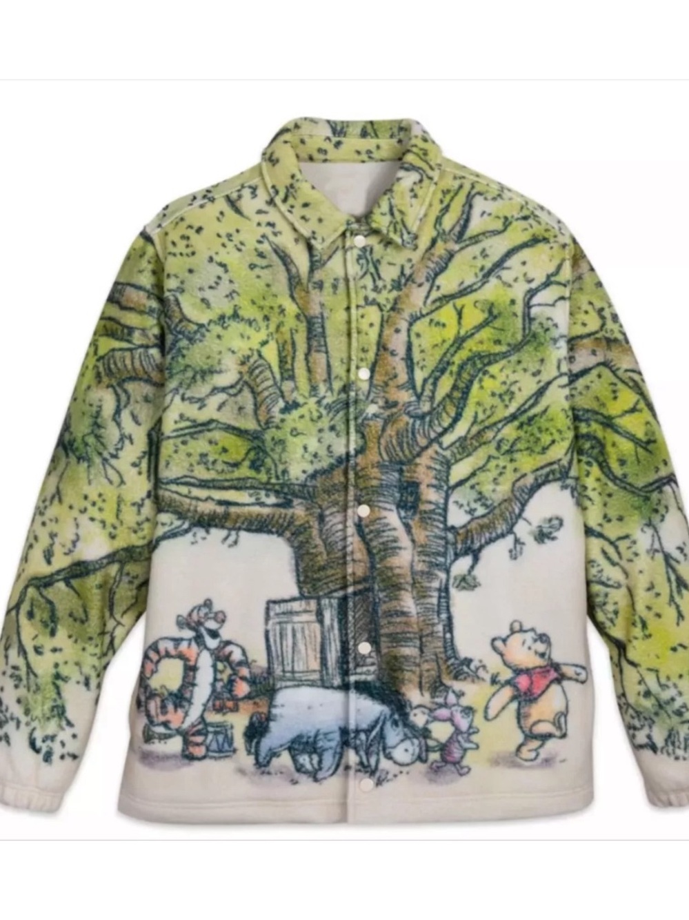 Disney Winnie the Pooh and Friends Fleece Jacket Size Medium
